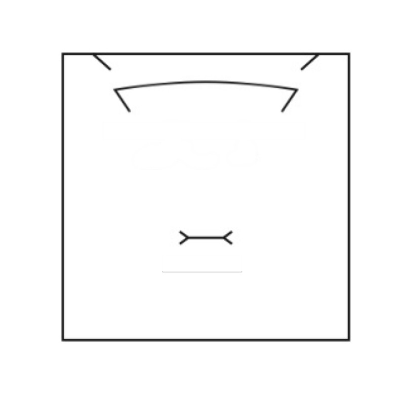 Caja BIP Luxe collar 152x150x39 mm.